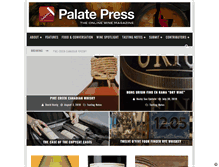 Tablet Screenshot of palatepress.com